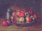 Gustave Courbet Still Life with Apples and a Pomegranate oil